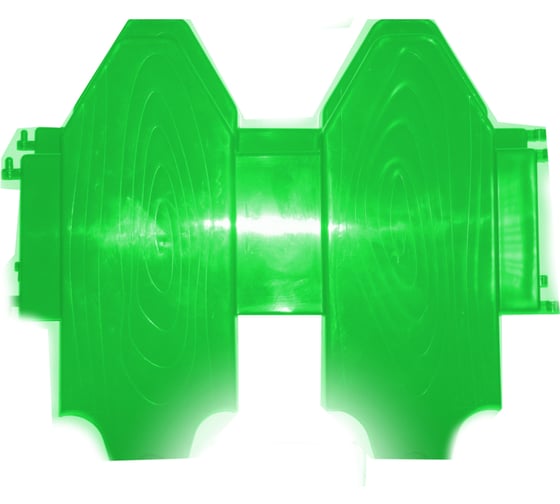 Изображение товара Декоративный заборчик Дачная мозаика "Дощечки"светло-зеленый 10679