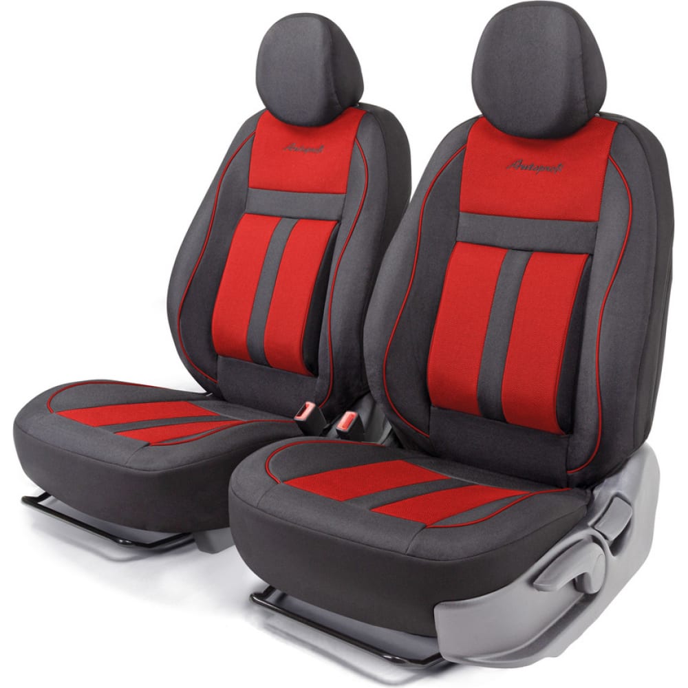 Получехлы на передние сиденья AUTOPROFI кресло компьютерное tc до 120 кг 135х60х44 см черно красный