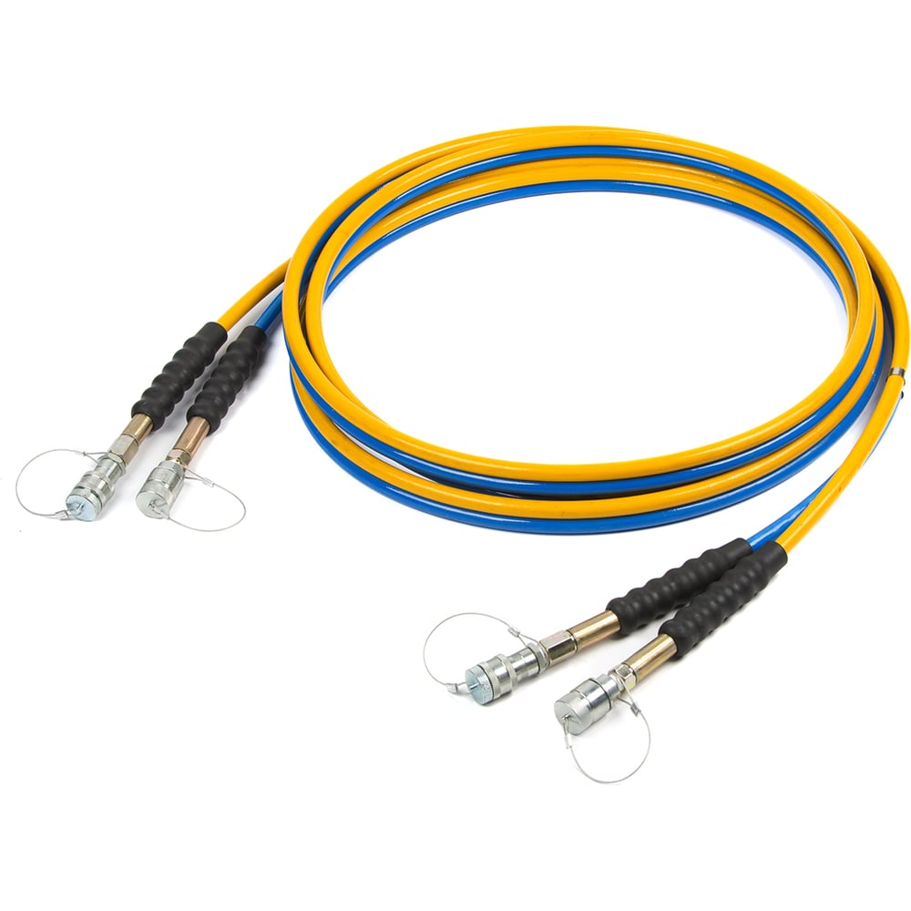 Двойной рукав высокого давления для подключения гидравлического гайковерта с муфтами Harrison HRH-HHD0612