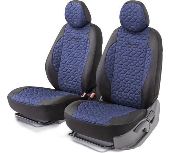 Изображение товара Получехлы на передние сиденья AUTOPROFI SOFT SFT-0405 BK/D.BL