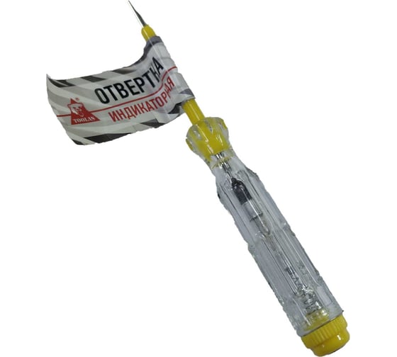 Изображение товара Отвертка-индикатор TOOLAS 140 мм 00003612