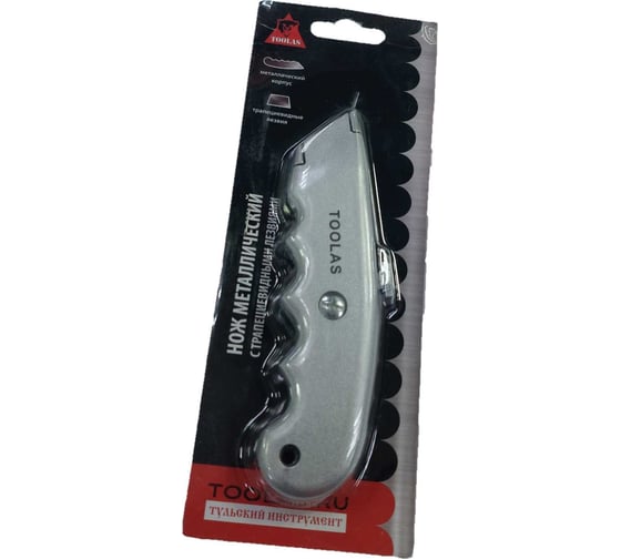 Изображение товара Нож прямой для трапециевидных лезвий TOOLAS (all) 00000003471