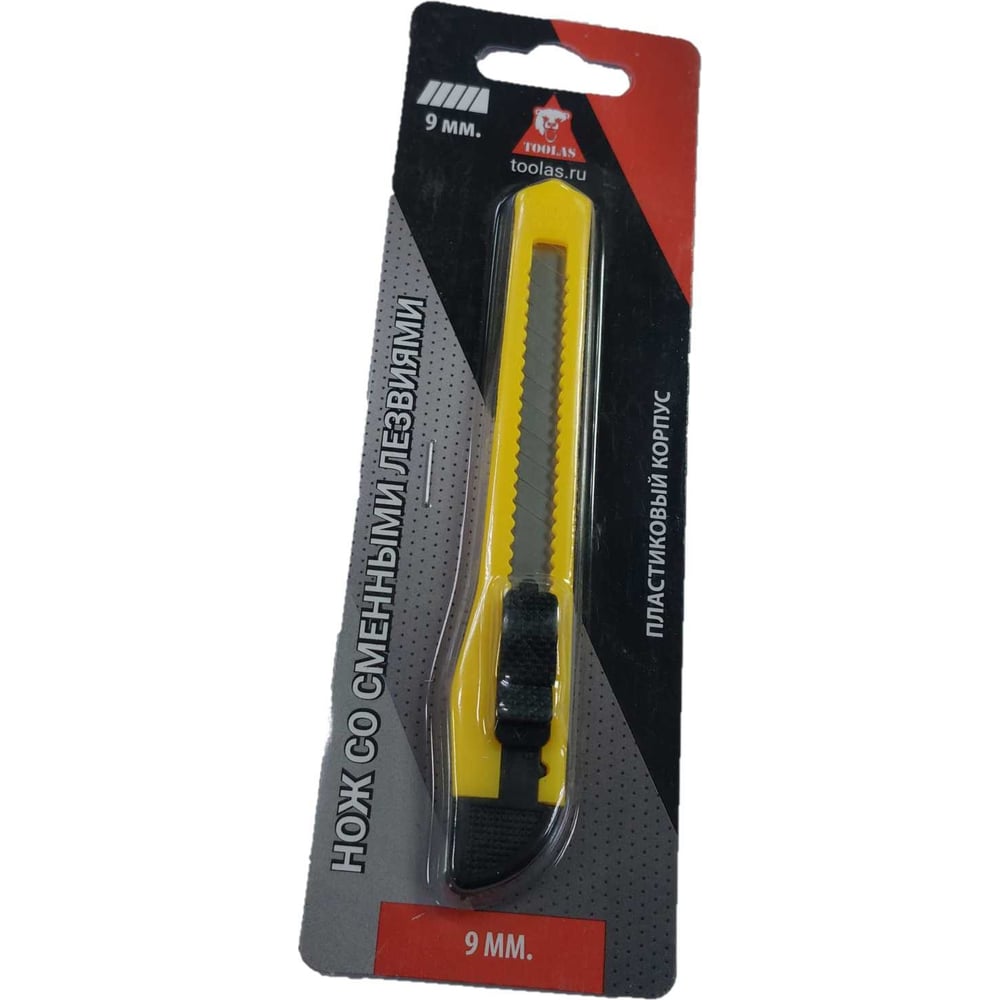 Изображение товара Нож TOOLAS 09 мм 00000003470