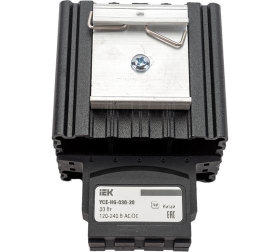 Изображение товара Обогреватель на DIN-рейку IEK, 30Вт, IP20 YCE-HG-030-20