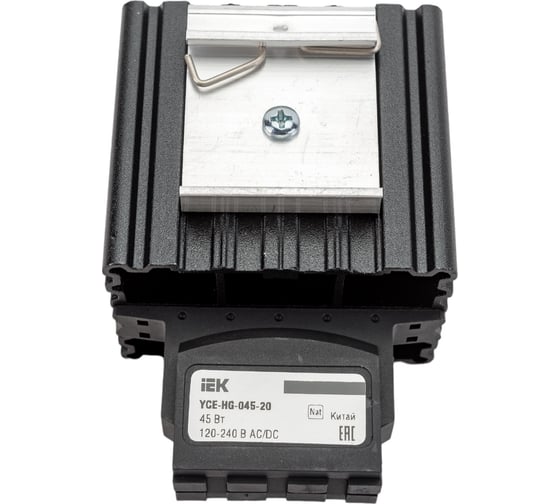 Изображение товара Обогреватель на DIN-рейку IEK, 45Вт, IP20 YCE-HG-045-20