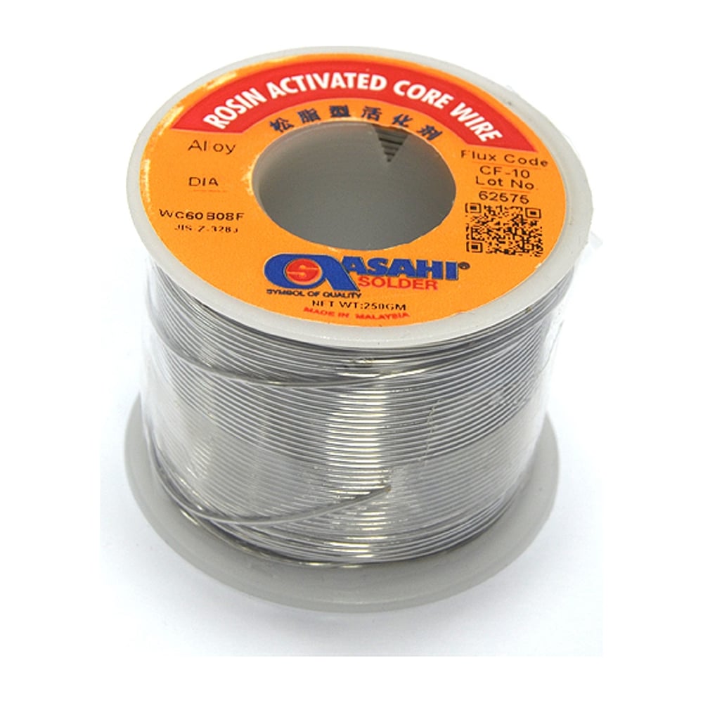 Изображение товара Припой для пайки 0.4 мм Sn60/Pb40 с флюсом ASAHI 00-00001883