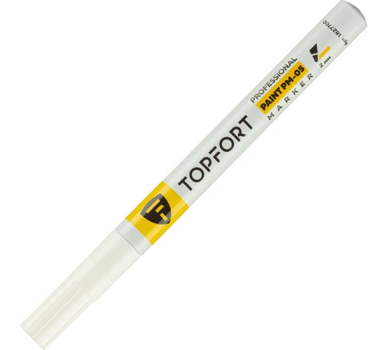 Изображение товара Маркер лаковый Topfort paint 2 мм белый 1827700