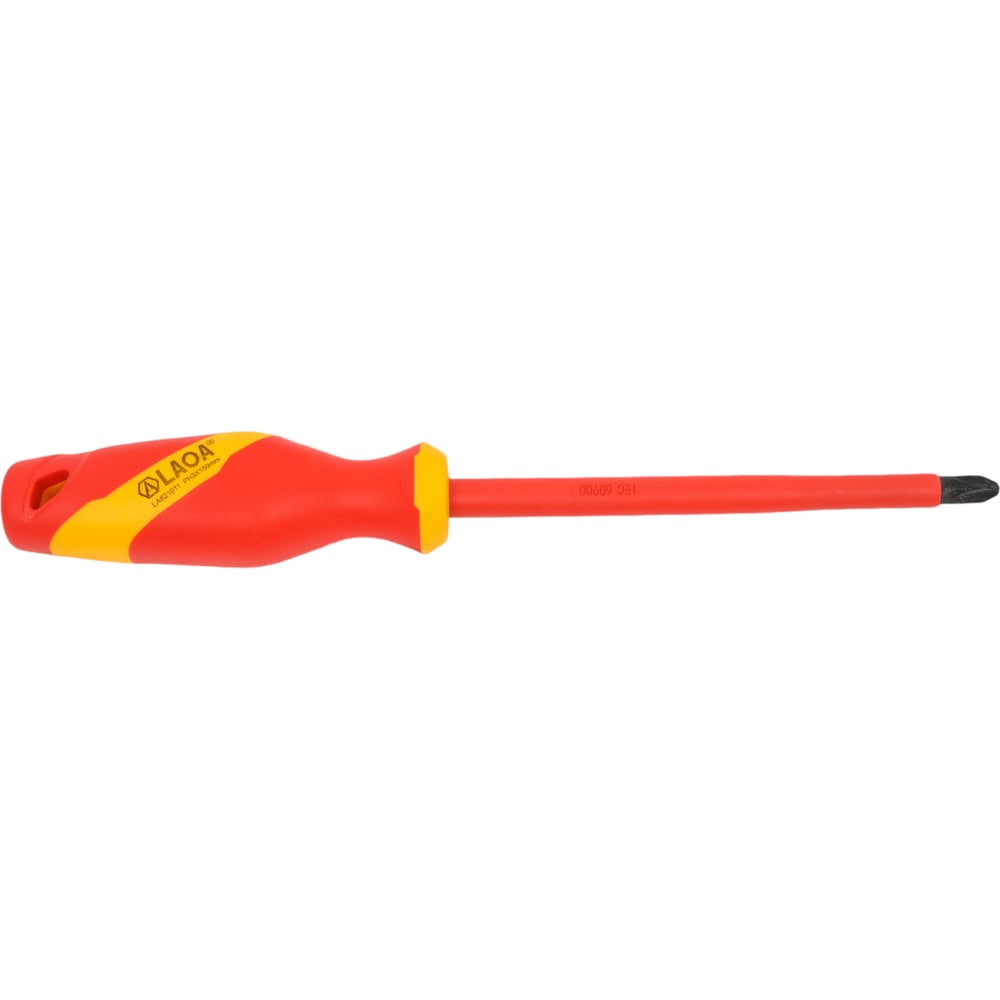 Отвертка диэлектрическая крестовая LAOA PH3*150 LA621011 с магнитным наконечником представляет собой инструмент, который подойдет для использования с резьбовыми соединениями шлицем PH0. Длина стержня составляет 150 мм. Стержень отвертки выполнен из инструментальной стали, которая отличается прочностью, износоустойчивостью, долговечностью и стойкостью к коррозии. Эргономичная рукоятка выполнена из двухкомпонентного материала, это обеспечивает надежный захват и снижает нагрузку на руку. Отвертка с магнитным наконечником облегчает работу с небольшим крепежом, так как надежно фиксируется и не проскальзывает в пазу.