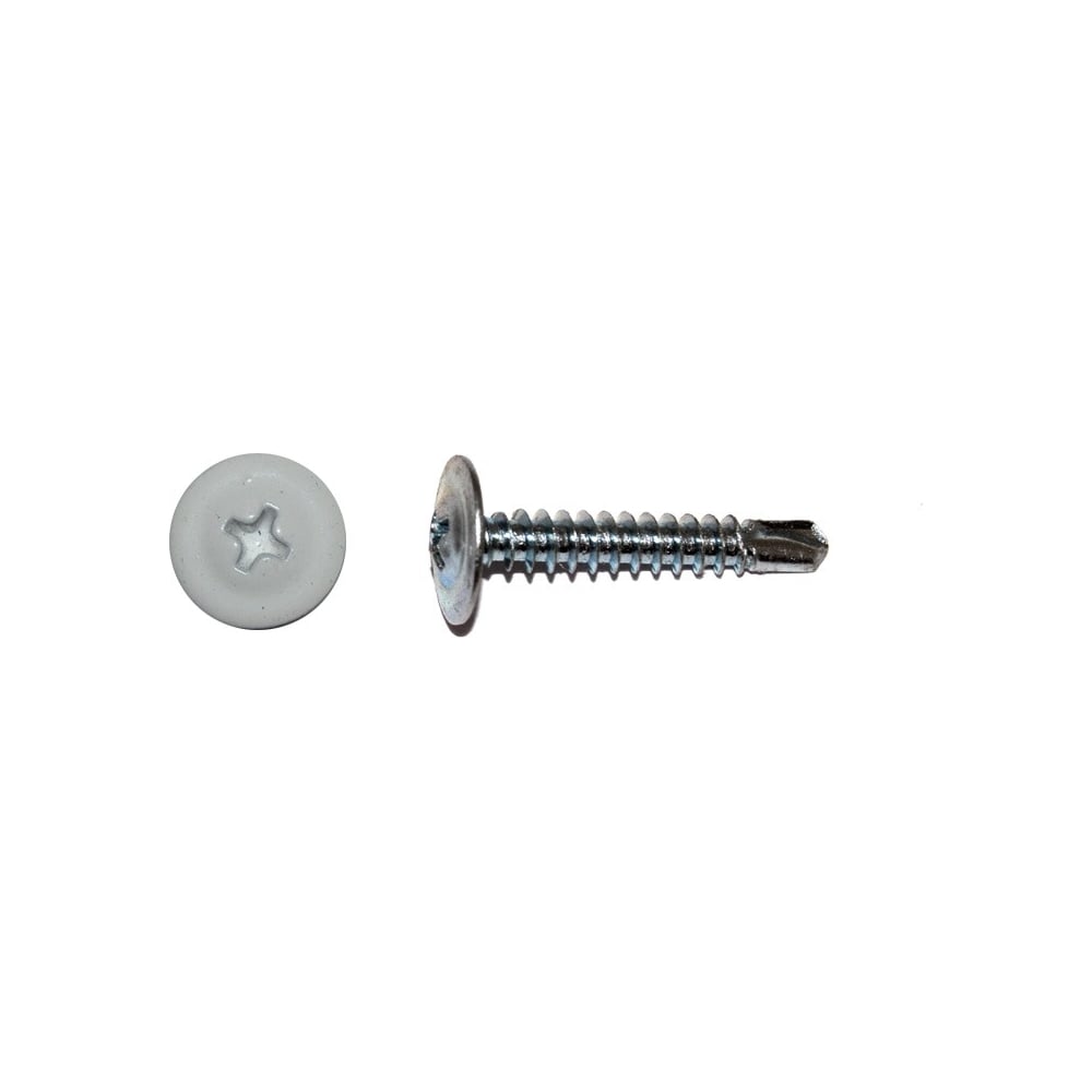 Изображение товара Крашеный саморез с пресс-шайбой и сверлом КВАДРА 4.2x16 мм