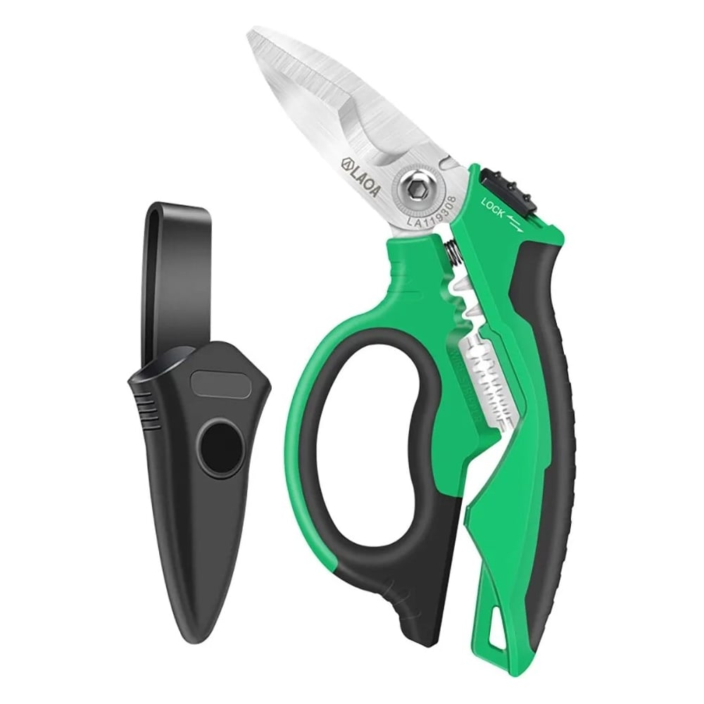 Изображение товара Ножницы для работы с кабелем LAOA LA119308 полупрофессиональные для медных и алюминиевых кабелей