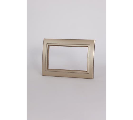 Изображение товара Рамка Elbi Zena Титан для 2-й розетки без заземления 608-011400-908