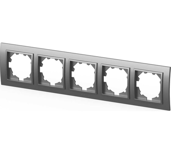 Изображение товара Рамка Elbi Zena Серый Металлик 5-я 500-011000-250