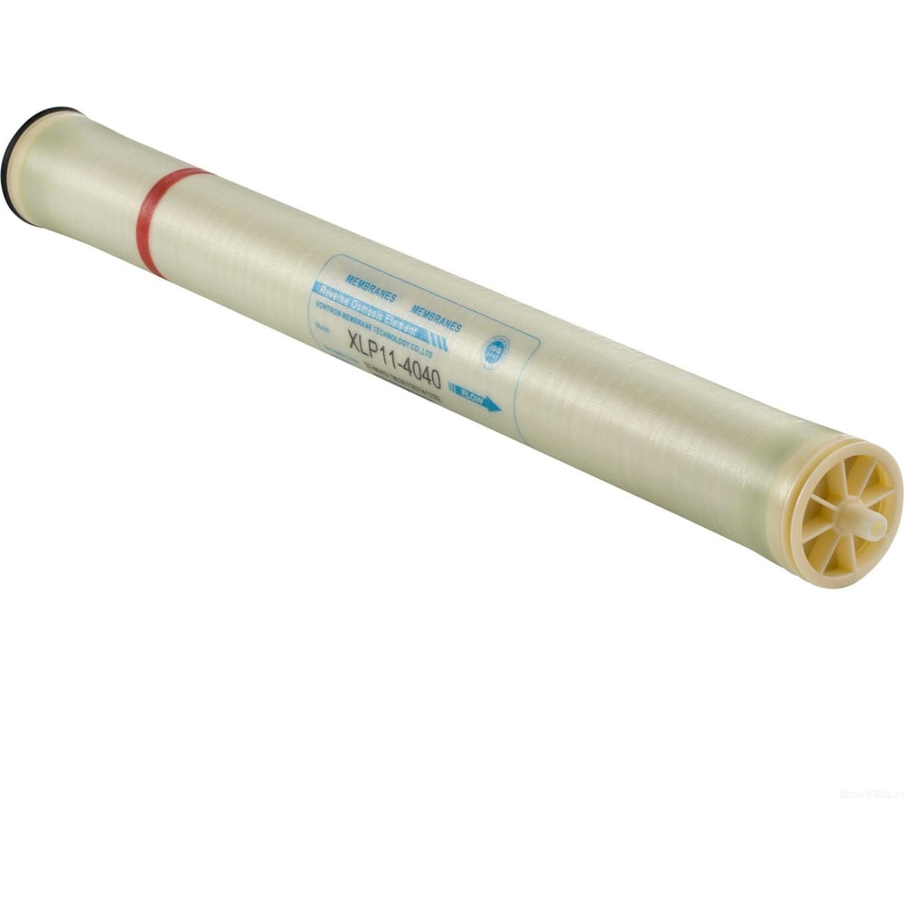 Изображение товара Мембрана обратного осмоса АКВАБРАЙТ ЭКСТРА НИЗКОНАПОРНАЯ номинальная производительность по пермеату - 204 л/ч, макс. солесодержание исходной воды 1000 мг/л XLP11-4040 MAX