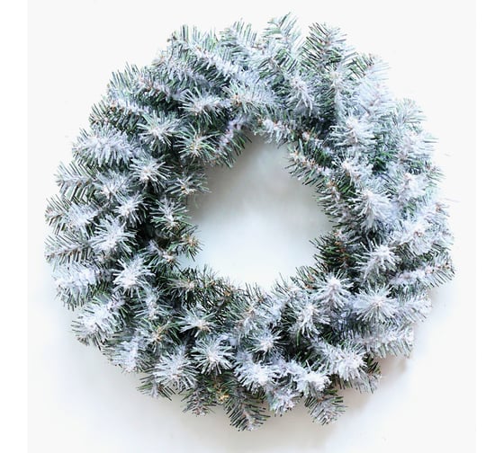 Изображение товара Заснеженный еловый венок NEON-NIGHT диам. 45 см ПВХ 307-147