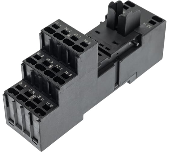 Изображение товара Гнездо с быстрозажимными клеммами Schrack Technik 14-пол, 6А, для реле PT5- артикул - Австрия PT7874P