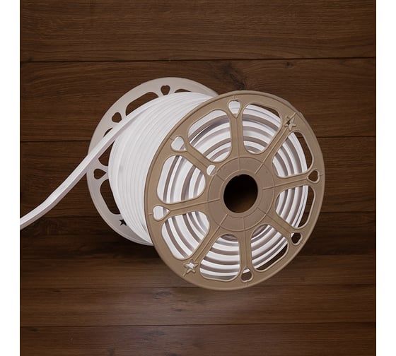 Изображение товара Гибкий неон NEON-NIGHT LED SMD форма-D 16х16мм белый 120 LED/м бухта 50м 131-085