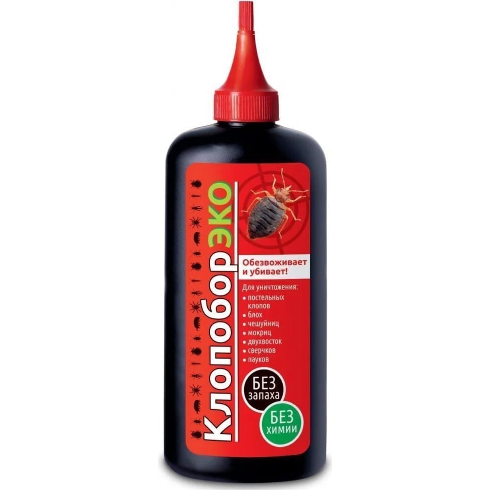 Изображение товара Средство против насекомых Клопобор ЗКО 250см.куб 100г безопасное и эффективное