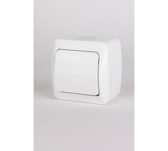 Изображение товара Выключатель одноклавишный ELBI Alsu 7 белый 504-010200-200