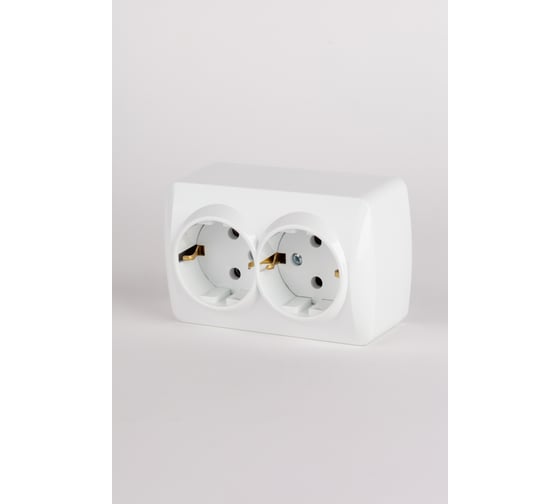 Изображение товара 2-я розетка Elbi Alsu 7 белый с заземлением 504-010200-907
