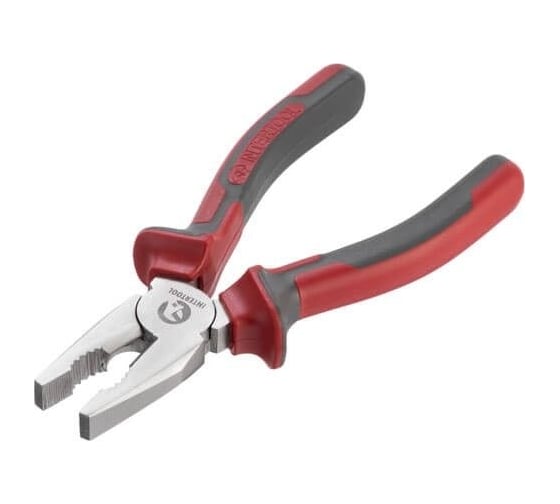 Изображение товара Плоскогубцы INTERTOOL 180 мм, С55 HT-0105