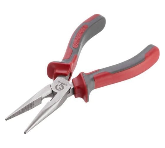 Изображение товара Длинногубцы прямые INTERTOOL 160 мм, С55 HT-0127