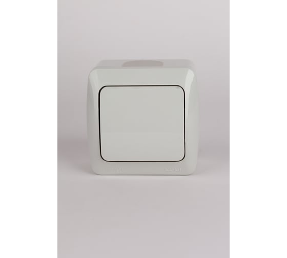 Изображение товара Выключатель одноклавишный ELBI Eva серый 554-011500-200