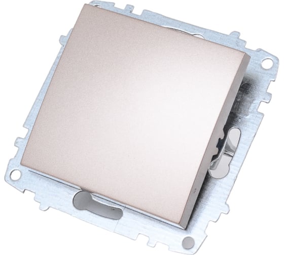 Изображение товара Выключатель одноклавишный Elbi Zena Vega антрацит M+K 609-014000-200