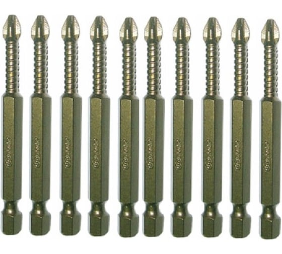 Изображение товара Биты торсионные антислип (10 шт; PZ2; 70 мм) SKRAB 43820