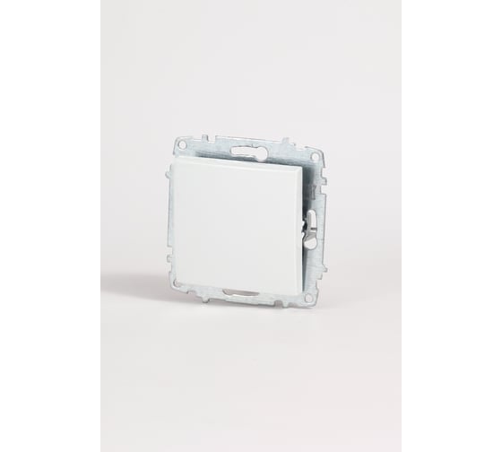 Изображение товара Выключатель одноклавишный Elbi Zena Vega белоснежный M+K 609-015600-200