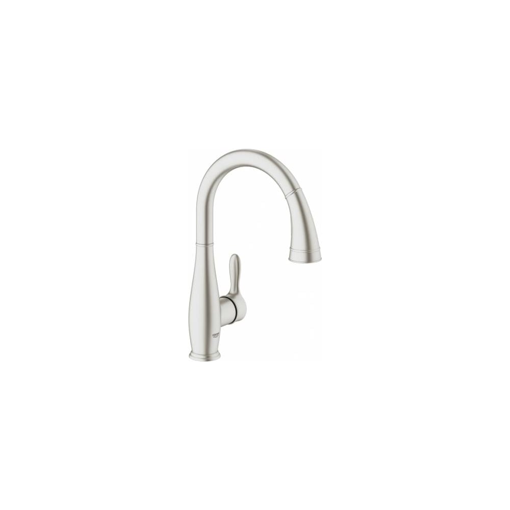 фото Смеситель для мойки grohe parkfield с выдвижной лейкой 30215dc1