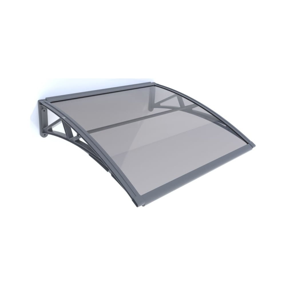 Изображение товара Козырек защитный ВПМ усиленный профиль 1130x993 мм серый