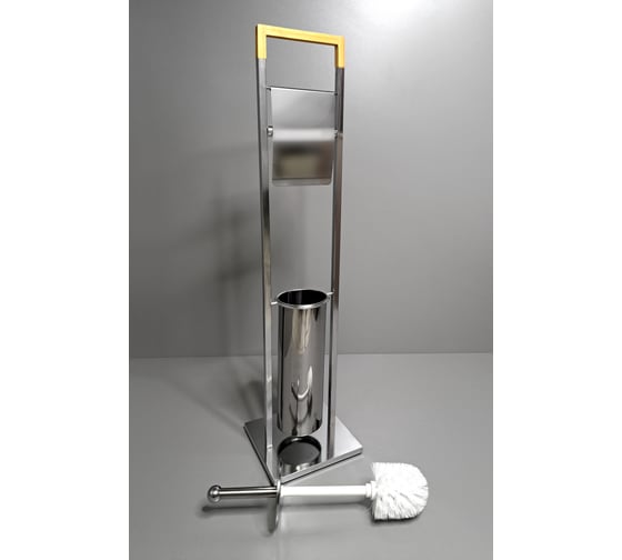 Изображение товара Стойка для туалетной бумаги и ерша MY SPACE хром PRBA37F