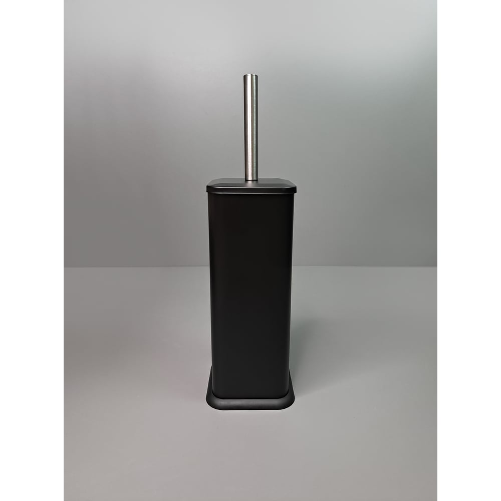 Изображение товара Контейнер с ершом MY SPACE квадратный черный матовый SW6732BL