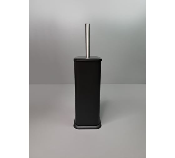 Изображение товара Контейнер с ершом MY SPACE квадратный, черный матовый SW6732BL