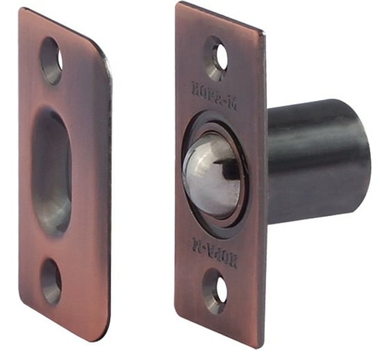 Изображение товара Шариковая защелка НОРА-М ЗШ2 старая медь 16039