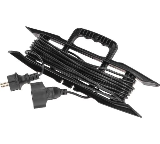 Изображение товара Удлинитель-шнур на рамке PROconnect ПВС 3x0,75мм², 10м, с заземлением, 6А, 1300Вт, IP20, черный 13-4913