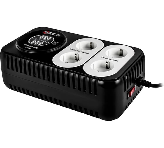 Изображение товара Стабилизатор напряжения QUATTRO ELEMENTI Stabilia 500 Pico (500 ВА, 160-280 В, компактный) 917-728