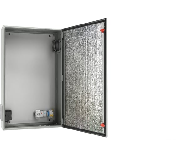 Изображение товара Уличный термошкаф с обогревом и вентиляцией АМАДОН внешние габариты, мм: Ш600 х В1000 х Г250 ТШВ132-6010025-ST