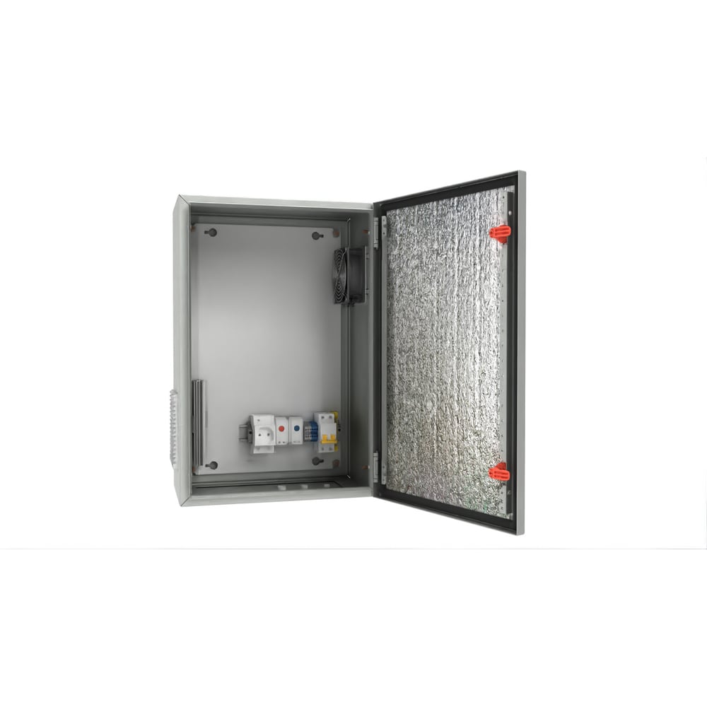 Изображение товара Уличный термошкаф с обогревом и вентиляцией АМАДОН внешние габариты, мм: Ш400 х В600 х Г250 ТШВ132-406025-ST