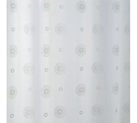 Изображение товара Штора для ванных комнат RIDDER Cosmos белый, 180x200 47337