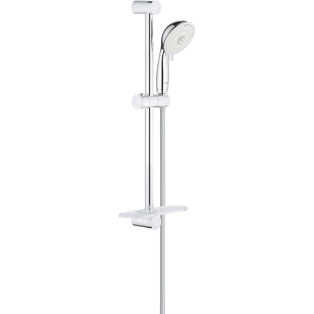 фото Душевой гарнитур с полочкой grohe new tempesta rustic 100 iv, душевая штанга 600 мм 26086001