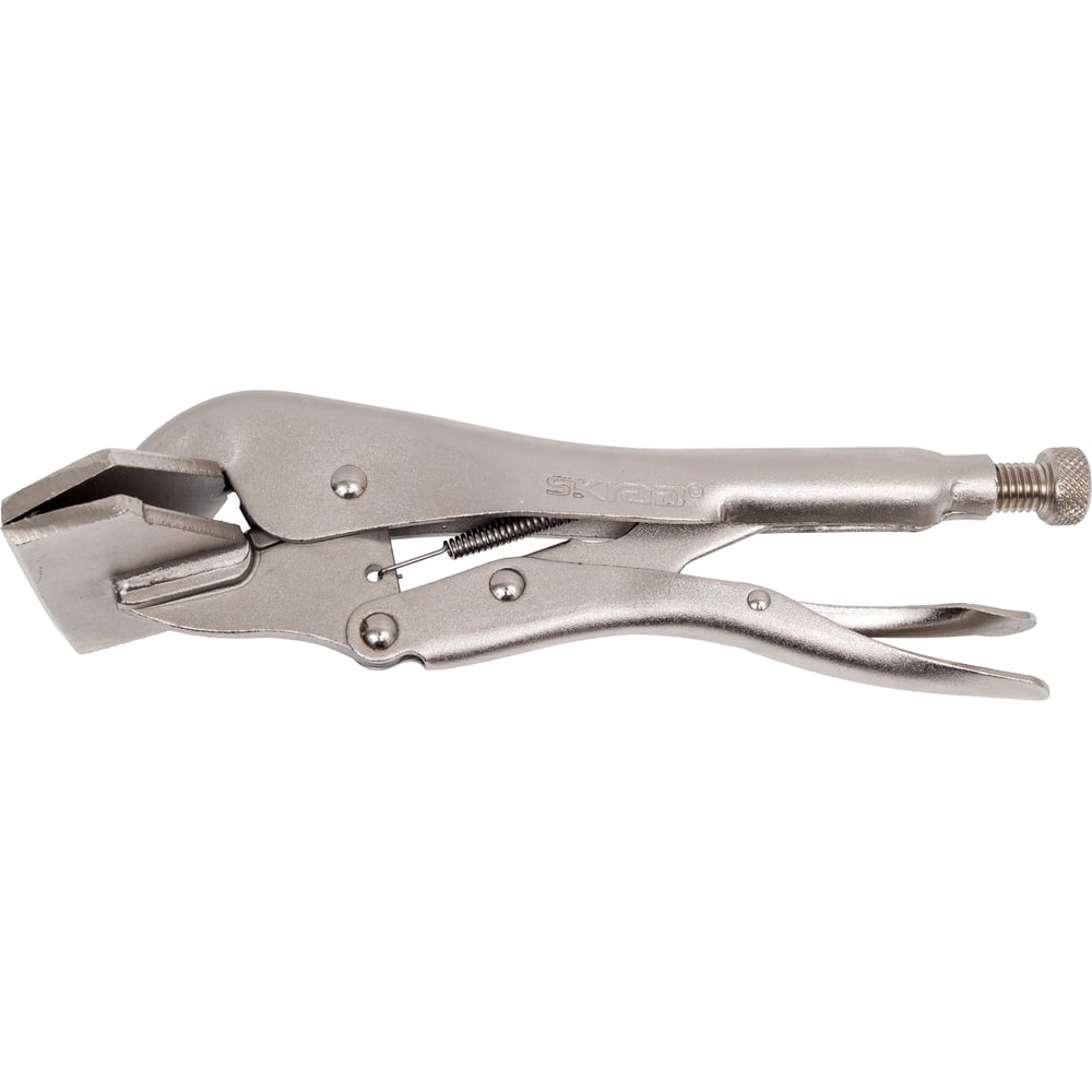 Изображение товара Зажим с фиксатором SKRAB 250мм плоский захват промышленный