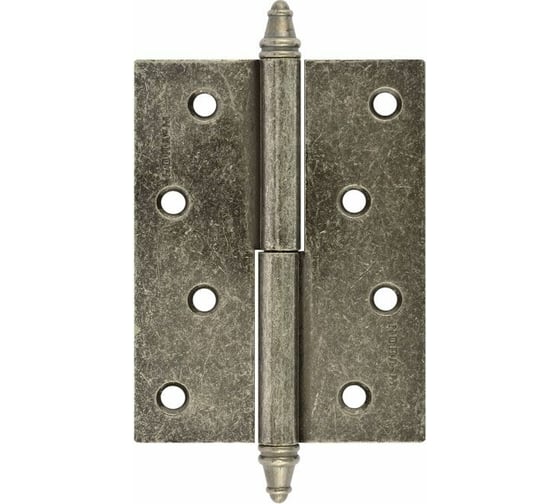 Изображение товара Петля НОРА-М 610-4" застар.серебро левая 5458