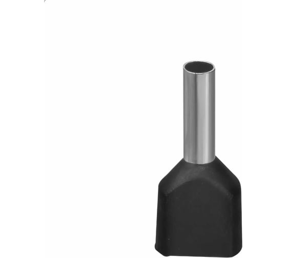 Изображение товара Наконечник Navigator 61 040 NET-E2-1.5-8-B50 НШВИ2, черный 2 провода 50шт/упаковка 61040