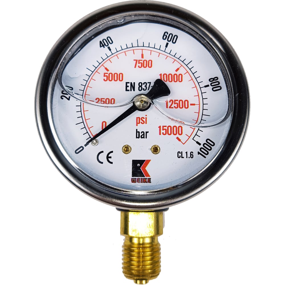 Изображение товара Манометр гидравлический АРКАИМ WKP1007 на 1000 бар с радиальным соединением