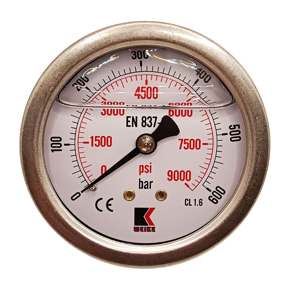 Изображение товара Гидравлический манометр АРКАИМ WKP1007 600 бар 63 мм G 1/4" виброустойчивый