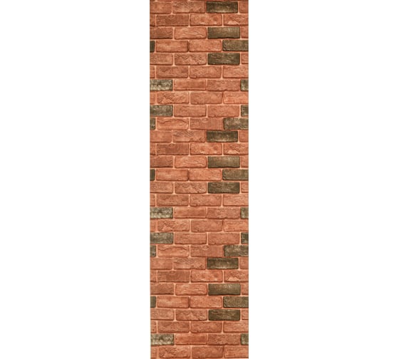 Изображение товара Панели-обои LAKO пвх самоклеящиеся, теплоизоляционные, кирпичная кладка 25, 50x600 см LKD-08-002-OB