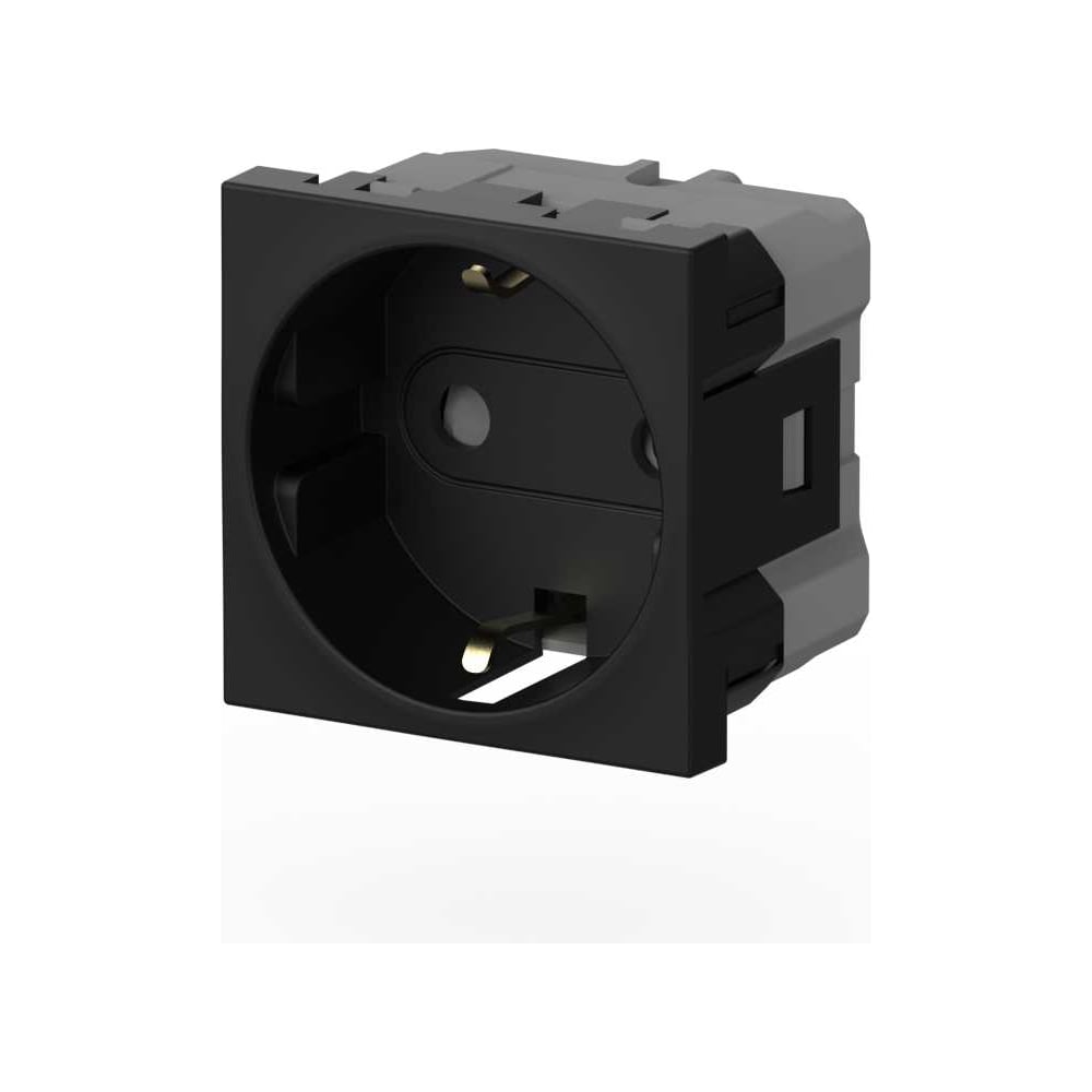 Изображение товара Розетка с защитой от детей Elbi Moda Vox M+K vantablack 611-044832-217