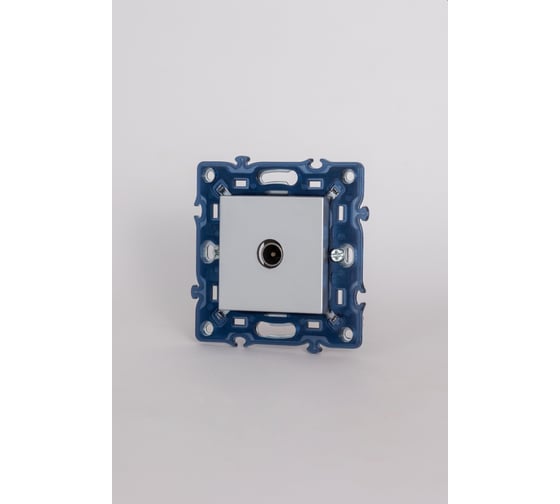 Изображение товара ТВ розетка Elbi Moda Vox Проходная M+C серый металлик 611-041032-272