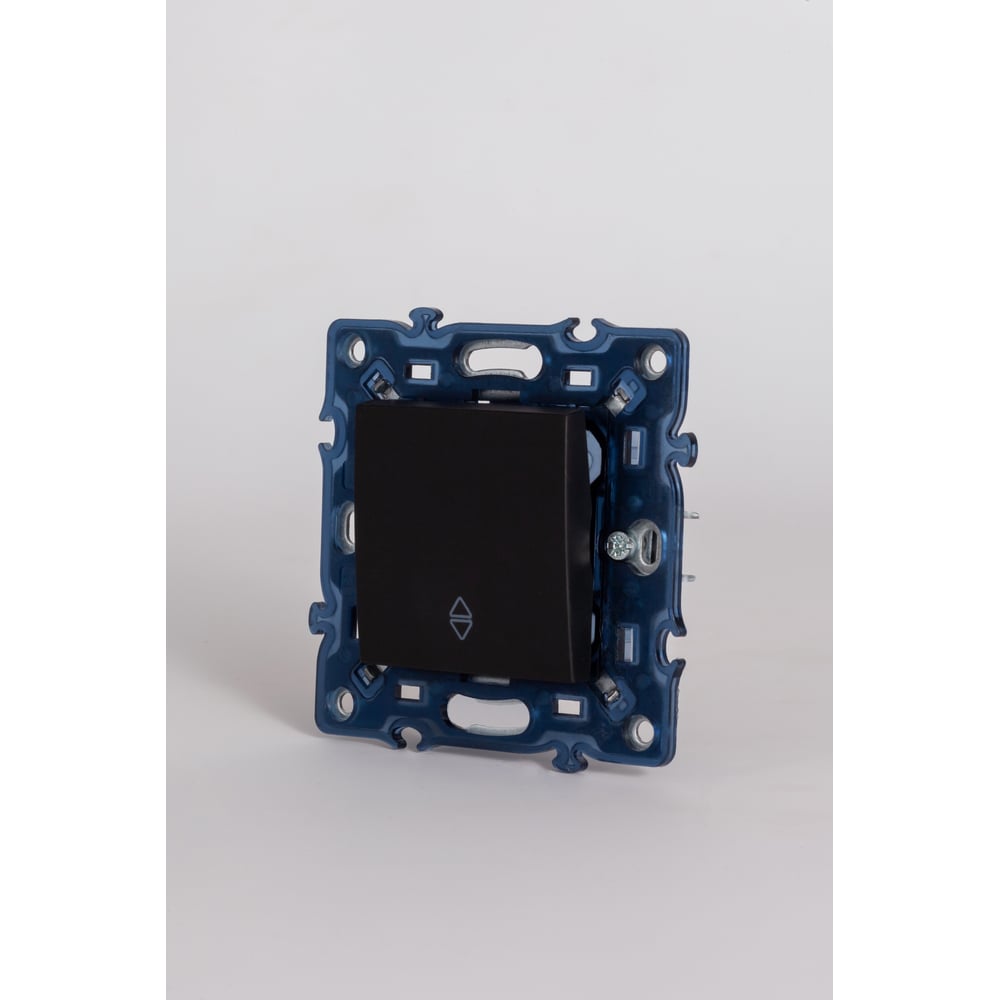 Изображение товара Проходной выключатель Elbi Moda Vox M+K Vantablack 1-клавишный